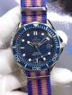 Copy Omega Seamaster 007 watch SS Red&Blue Nato Band (2)_th.jpg